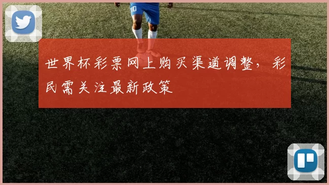 世界杯彩票网上购买渠道调整，彩民需关注最新政策